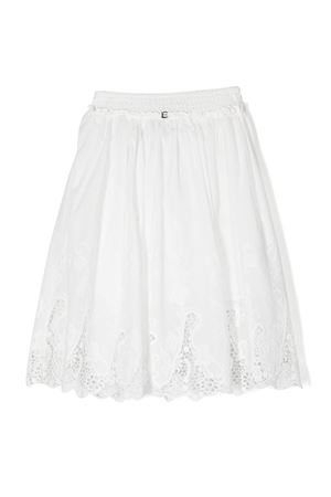 White cotton skirt ERMANNO SCERVINO KIDS | SFGO040CRI350BS0030002